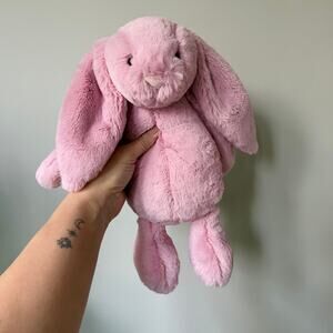 AUTHENTIC Jellycat Tulip Pink Bunny Bashful Medium NWT - Fast Shipping!
